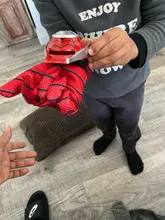Nuevo Hombre Araña juguetes de plástico Cosplay guante de Spiderman juego de iniciador con la caja Original divertido juguetes para niños Año Nuevo cumpleaños Gi