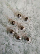 Lote de pendientes de goma para hacer joyas, 100 unidades