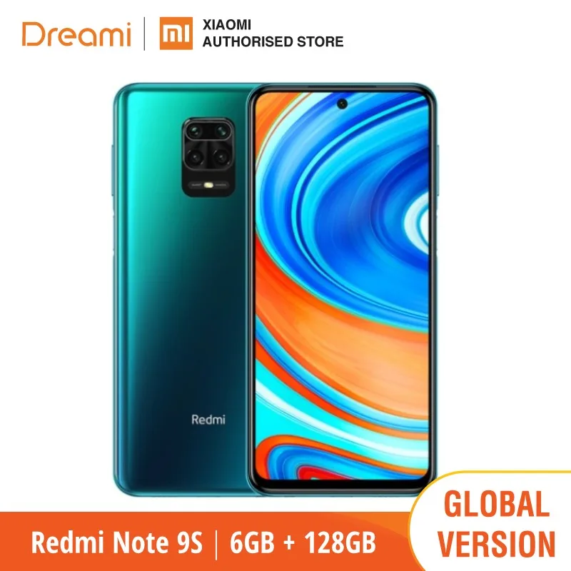 Global Version Xiaomi Redmi Note 9S 6GB RAM 128GB ROM (Brand New/Sealed) redminote9s, redmi, note, 9s Smartphone Mobile