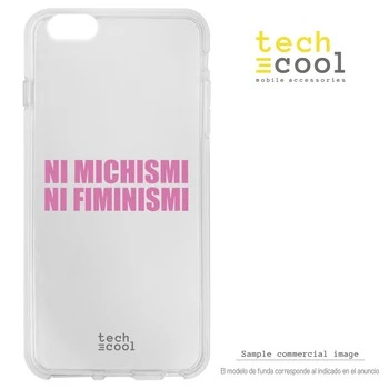 

FunnyTech®Silicone Case for LG G6 phrase meme feminism humor machismo transparent background