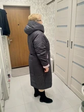 Thick Jacket Clothing Parka Coat Women Female Winter Astrid Hooded Long Large-Sizes Fashion