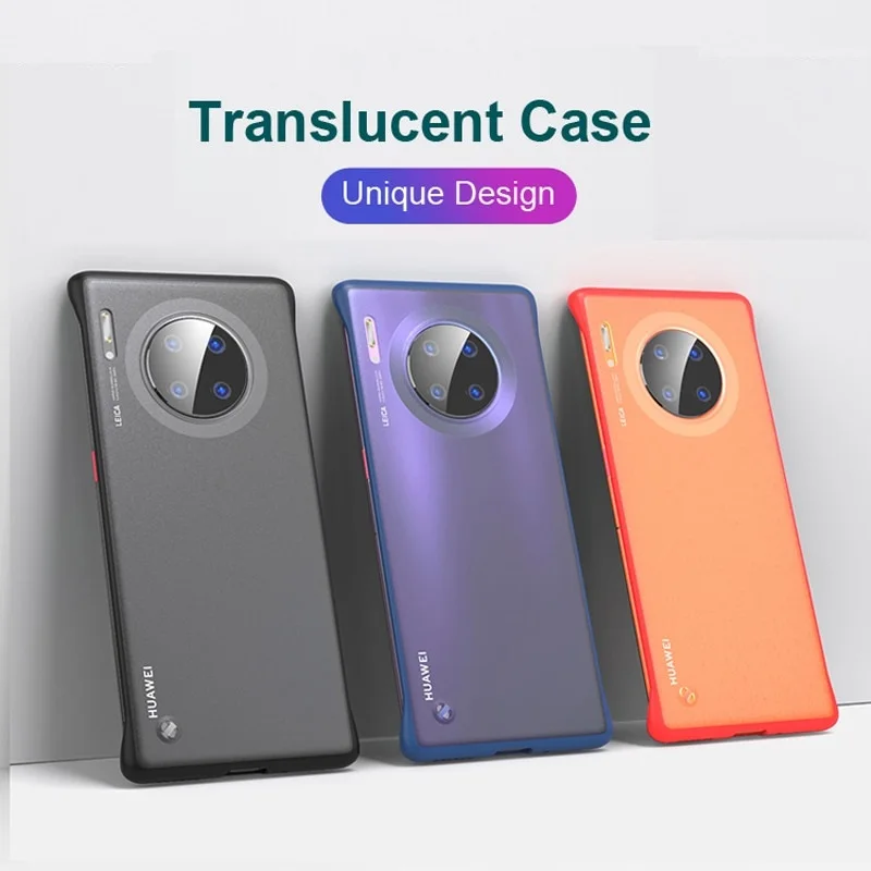 Case for Oneplus 7T Pro Matte Translucent Clear Rimless Mix Color Fashion Style Back Cover 5T 6 6T | Мобильные телефоны и