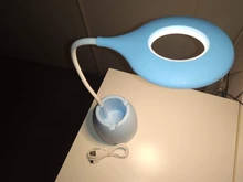 Pen-Holder Desk-Lamp Book Read-Light Dimming Bedside Home-Decor Pink Eye-Protect Touch