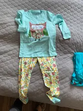 Ropa de dormir para niños, pijama infantil de algodón de manga larga, conjuntos de pijamas de unicornio