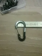 Carabiner-Clips Acessories Multi-Tool Cc1-Steel Small Booms Fishing Outdoor Camping 6pcs