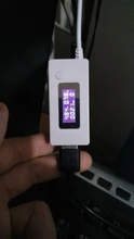 Amperímetro de cola blanca de KCX-017 con pantalla LCD, medidor de Monitor de capacidad de corriente de voltaje Mini USB, Detector de 3V-7V, medidor de corriente móvil
