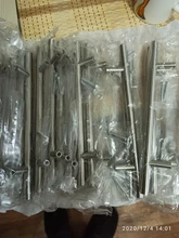 KAK 4 ~ 24 asas de acero inoxidable 10mm de diámetro puerta alacena cocina Bar recto tirador perillas muebles Hardware