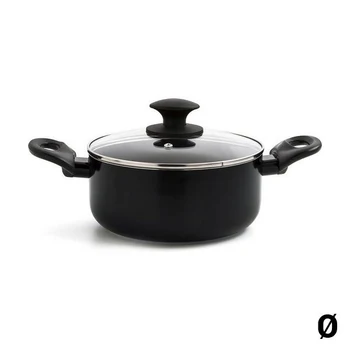 

Casserole with glass lid Quid Hydra Aluminium