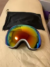 ELAX-Gafas de esquí antiniebla de doble capa, gafas de esquí para nieve y Snowboard, gafas de motonieve para deportes al aire libre