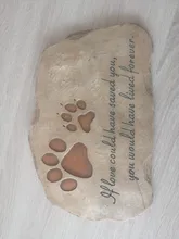 Piedra conmemorativa para mascotas, adorno conmemorativo para cachorro, Tombstone, decoración para jardín