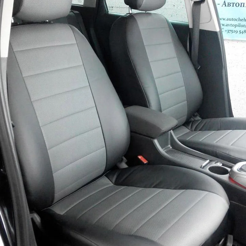 Для Opel Astra J Sd/Hb с 2009г.(Астра) модельные чехлы на сиденья из экокожи АВТОПИЛОТ экокожа