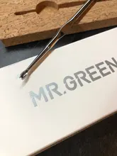 MR.GREEN-eliminador de cutículas, empujador de piel muerta, herramientas de manicura de decoración de uñas de acero inoxidable, limpiador de uñas