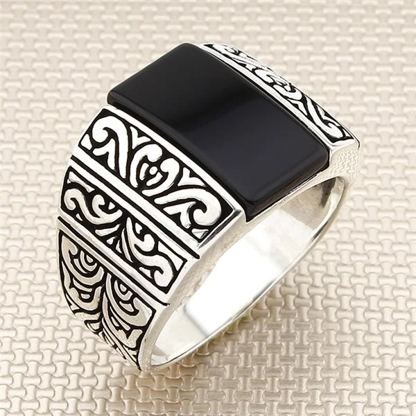 Turkish Jewelry 925 Sterling Silver Ring Real Gemstone Men Rings Male Jewelry Rings For Mens Rings Women Men's Rings Mens ring Turkish Jewelry 925 Sterling Silver Ring Real Gemstone Men Rings Male Jewelry Rings For Mens Rings Women Men's Rings Mens ring