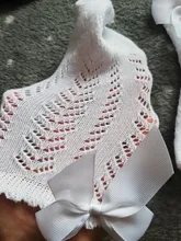 Calcetines tobilleros con lazo para bebé recién nacido, de algodón, calados, con volantes, para verano, 0 a 5 años