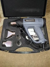Building-secador de pelo para soldar herramienta de calor con pantalla digital ajustable, pistola de calor de 220V, pistola de calor de buena calidad, pistolas de aire caliente