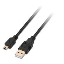 USB 2,0 A к Mini USB B Кабель NANOCABLE 10.01.0402 1,8 м черный