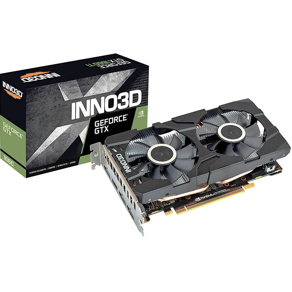 Видеокарта INNO3D Gaming nVidia GeForce GTX 1660 1815MHz 6144MB 8002MHz 192 bit RTL [N16602-06D5X-1521VA15L]