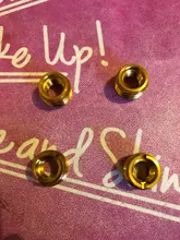 Adaptador de tornillo para micrófono, tornillo hembra de 3/8 pulgadas a macho de 5/8 pulgadas, tornillos de tuerca roscada, abrazadera de soporte para micrófono, Color dorado, 2 uds.