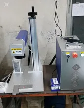 ¿El mejor precio? Grabador de Metal con rotativo para grabado en oro, plata y cobre, Máquina de marcado láser de fibra, 20w/30w/50w