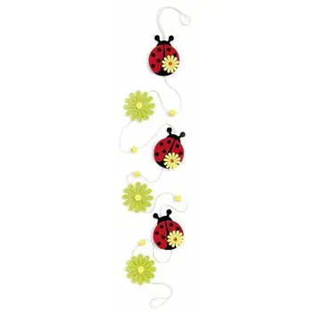 

67101351 felt Garland with ladybug, 120 cm, color: red, Gloria ex