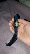 Girando bisel chico de cuarzo relojes de correas de Nylon niños lindo reloj Dial giratorio número árabe