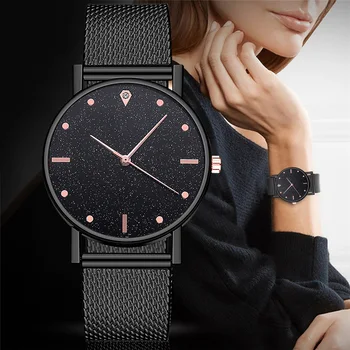 

Fashion Starry Sky Silicone Band Watches For Women Analog Quartz Wristwatches Casual Women Watches Ladies Clock Relogio Feminino