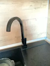 Tap Faucet-Space Kitchen-Sink Water-Mixer FRAP Hot-And-Cold-Water Rotation Aluminum YF40010