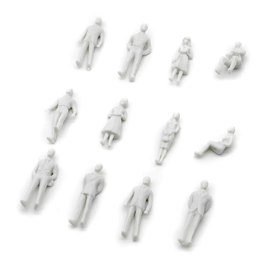 

1:50 scale model miniature white figures Architectural model human scale HO model ABS plastic peoples