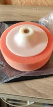 5 pulgadas 125mm Auto de abrillantado para coche Pad para pulidor de esponja de depilación con cera coche naranja accesorios disco de pulido de lavado de mantenimiento