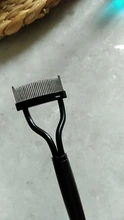 Rizador de pestañas, separador de maquillaje para pestañas de Metal plegable, cepillo de pestañas, peine, rímel, rizador, herramienta cosmética de belleza, 2021
