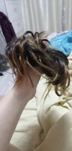 SARLA-moño fruncido para pelo postizo, banda elástica para moño, extensión sintética, postizo rizado, Donut, pelo Afro