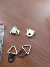 Hooks-Hangers Mirror Frame Oil-Painting Hanging-Picture 100-Screws Triangle D-Ring Golden