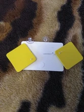 CWEEL-pendientes negros para mujer, aretes bohemios de geometría azul, joyería de moda, redondos de acrílico, aretes de boda bohemios