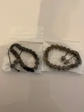 Pulsera trenzada de piedra de ojo de tigre para hombre, brazalete de cuentas de piedra Natural mate negra, amuleto de distancia para parejas, regalos de joyería de Yoga