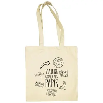 

Cloth bag traveling as my Papis