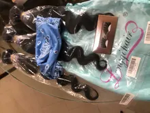 Longqi-mechones de pelo ondulado brasileño extensiones de pelo ondulado mechones Remy, pelo Natural negro, extensiones de cabello humano mechones de 8 - 30 pulgadas