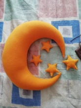 Conjunto de accesorios de fotografía recién nacido, 5-6 unidades, accesorios, almohada de bebé posando, almohada de media luna, estrellas y sombrero, accesorios de fotografía para bebé