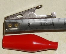 Alligator Clip Battery-Tester Probe Crocodile-Clip Electrical-Clamp-Testing Metal Plastic