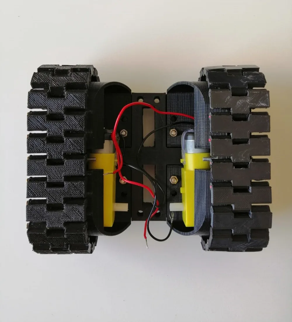 Arduino пластиковое шасси танка для роботизированных проектов