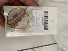 Atoztide-pendientes de acero inoxidable con nombre personalizado para mujer, aretes con letras personalizadas, joyería de fiesta