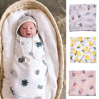 

2020 New Cartoon Swaddle Blanket Diaper Infant Towel Blanket Bath Towel Soft Crawling Pad Baby Wrap Drop Shipping