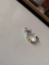 Anillos de dedo de corazón y arco iris para mujer, de bambú, plata de ley 925 auténtica, sortija de compromiso de boda, joyería
