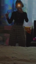 Pantalones largos de pierna ancha para mujer, pantalón informal, holgado, recto, a cuadros, color azul, de gran tamaño, estilo coreano, 2020