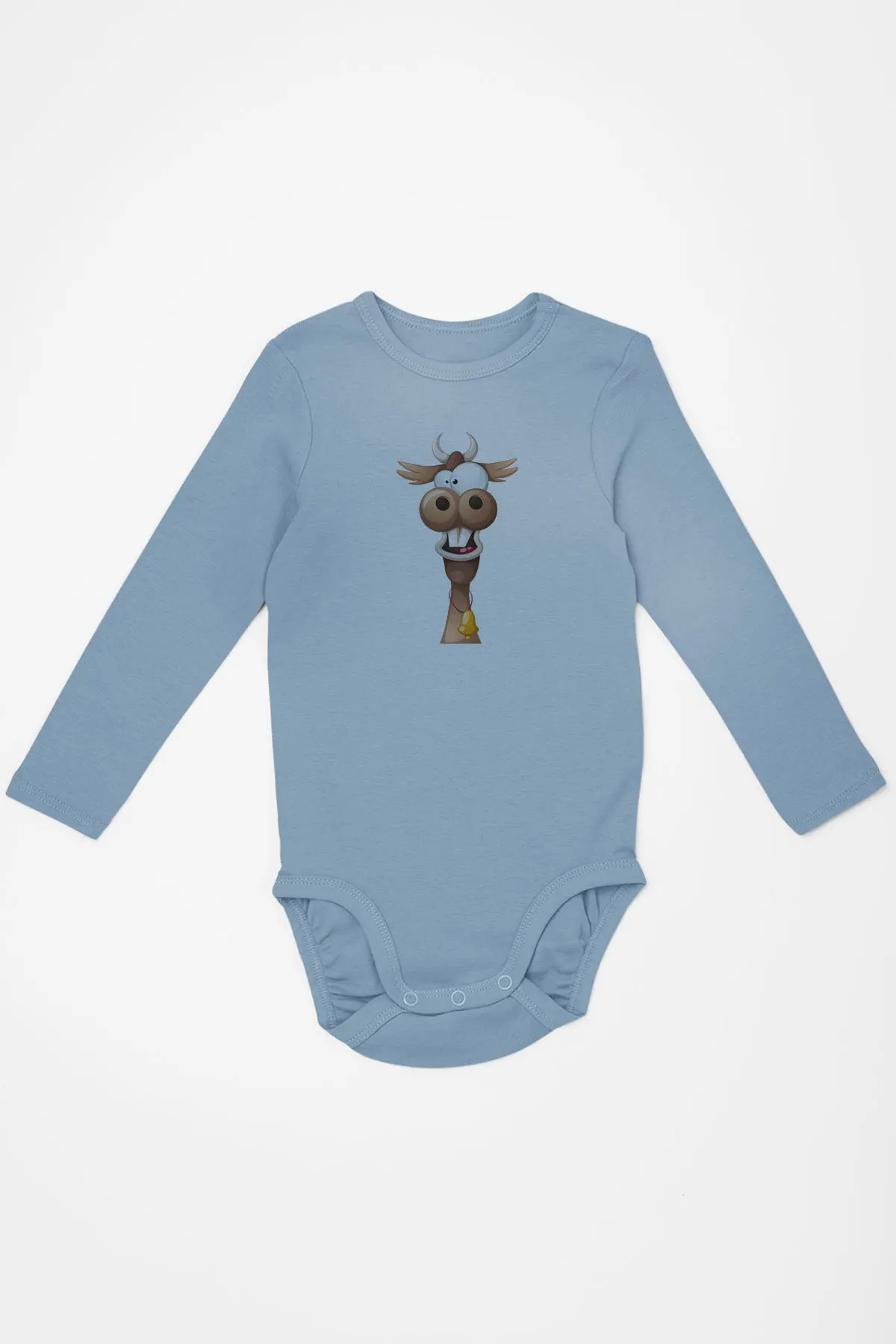 Angemiel Baby смешной Ослик Монстр для мальчиков с длинным рукавом Zibin синий |