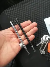 Mini portátil magnética imán pluma herramienta de capacidad para recoger tuerca perno extensible vara de recogida Stick