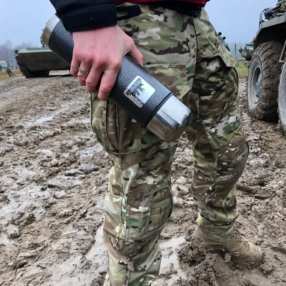 Термос из нерж. стали тм ThermoCafe by THERMOS HAMFK 1000 Fishing & Hunting 1.0L|Вакуумные фляги и термосы|