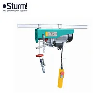 EH72401 Тельфер Sturm, 1050 Вт, 250/500 кг, 12/6 м, демпфер, защита от растяжения и обрыва