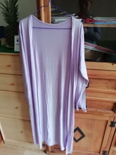 Suéter casual largo para dama, jersey femenino de algodón, cárdigan suave, cómodo, resistente, sencillo, holgado y en diferentes tallas