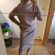 Skirt Suit Knitting MVGIRLRU Two-Piece Women's Sweater Costume