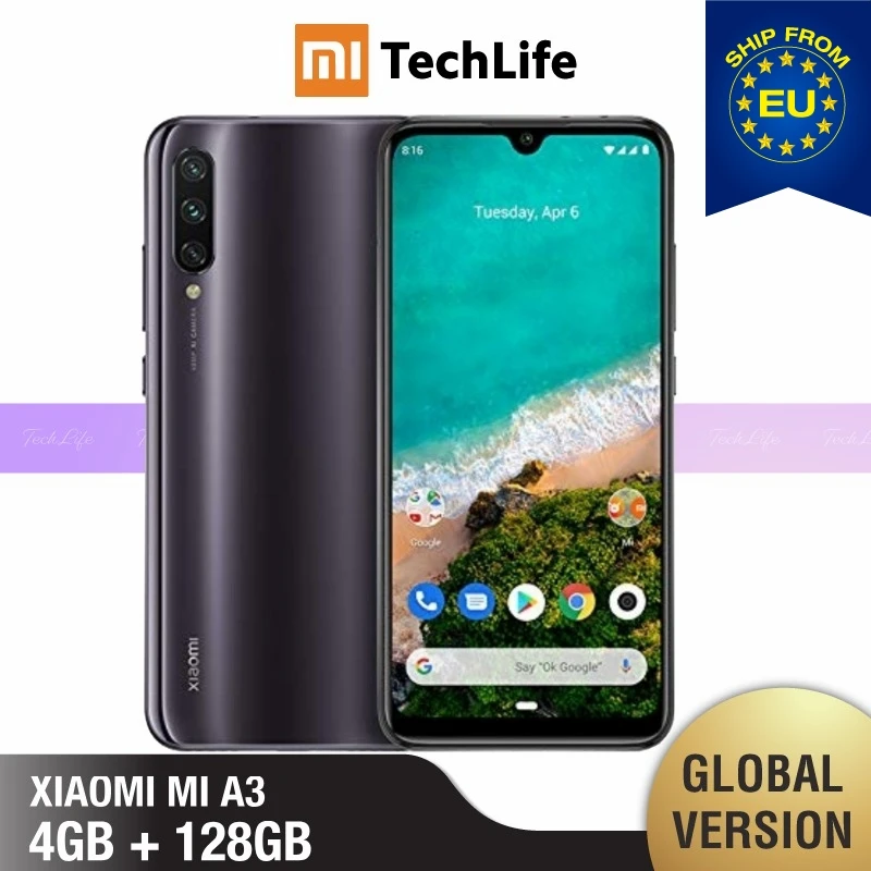 Глобальная версия Xiaomi Mi A3 128 Гб ROM 4 Гб RAM(абсолютно новая/запечатанная) mi a3, mia3